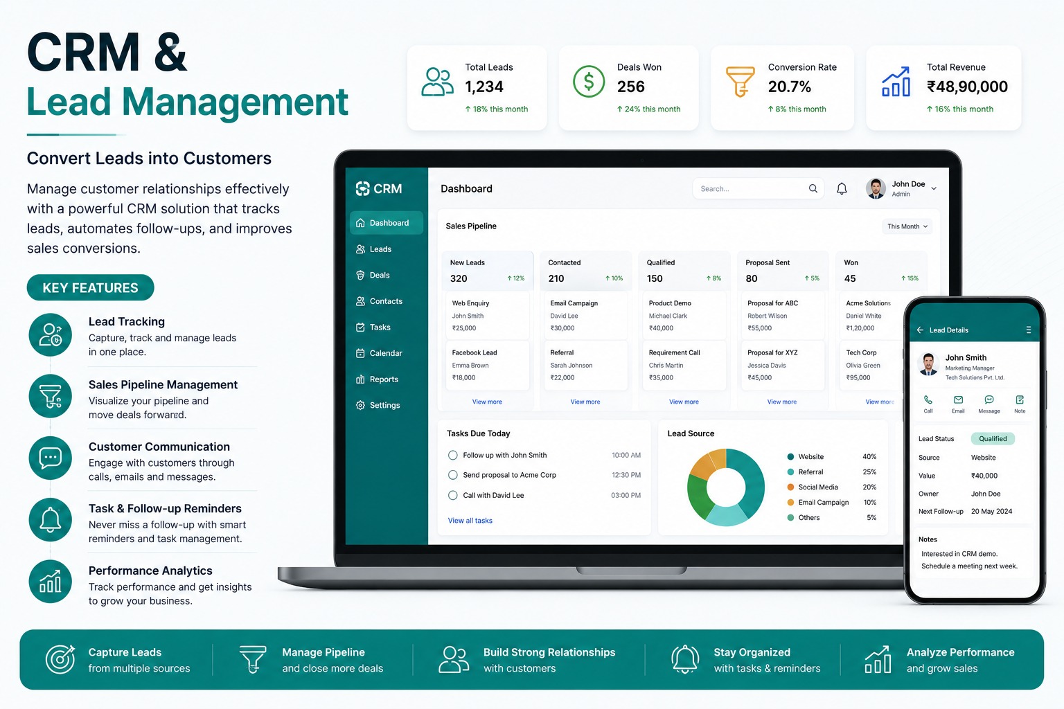CRM & Lead Management System